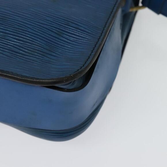 LOUIS VUITTON Epi Cartouchiere MM Shoulder Bag Blue M52245 - Picture 16 of 16